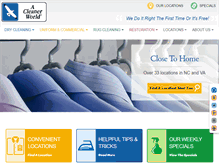 Tablet Screenshot of acleanerworld.com